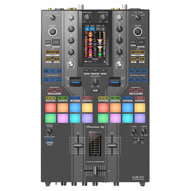 

100% AUTHENTIC DJ DJM-S11 SE 2-Channel Battle Rekordbox Serato DJ Mixer