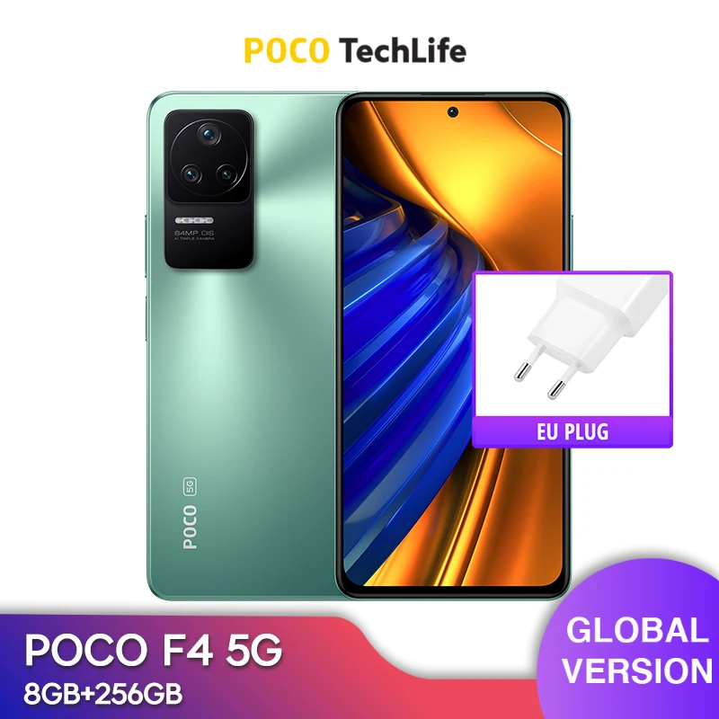 Cena [Wersja Globalna] POCO F4 5G 256GB - Snapdragon 870 - 128GB / 256GB (nowy I Szczelny) Smartfon Z Androidem Telefon Komórkowy