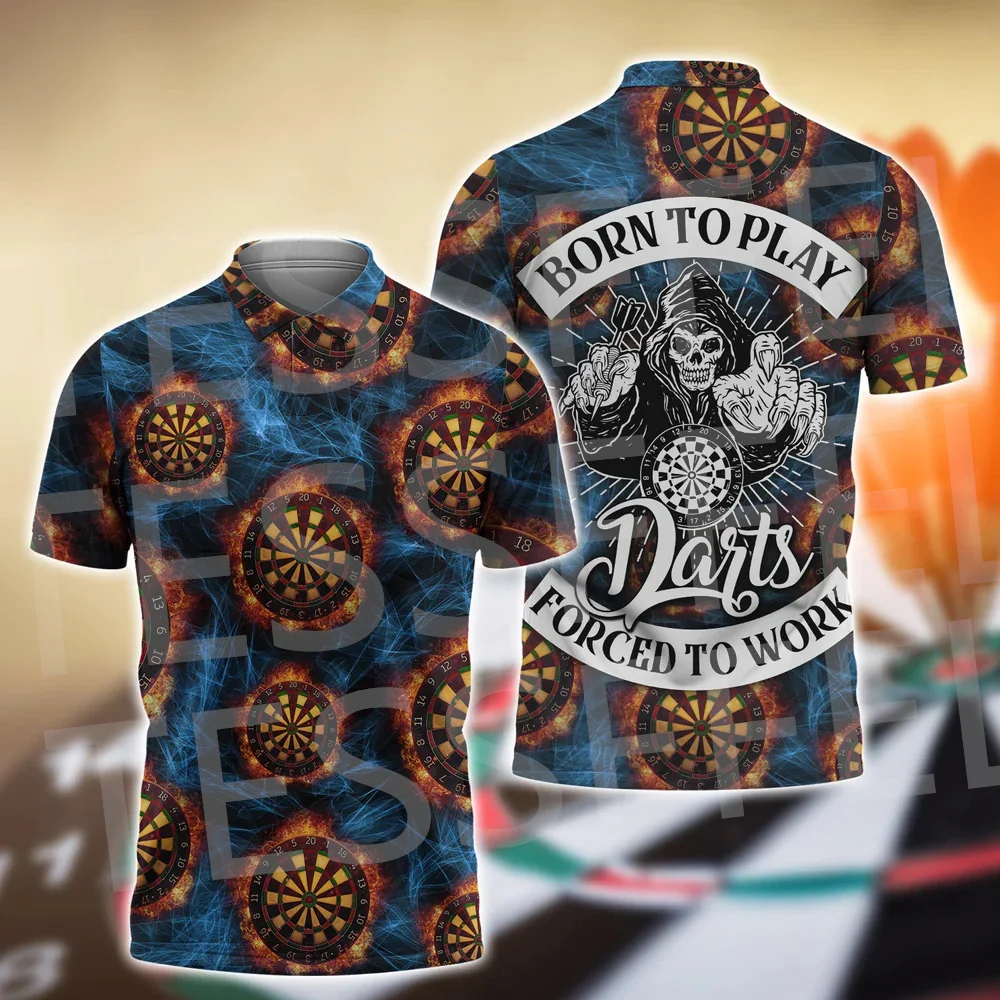 Рубашка-поло с коротким рукавом в стиле ретро