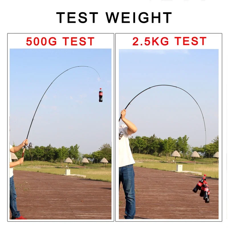 Goture Carbon Spinning/Casting Telescopic Fishing Rod 2.1m 2.4m 2.7m 3m Fast Action Portable Ultra light Pole 2