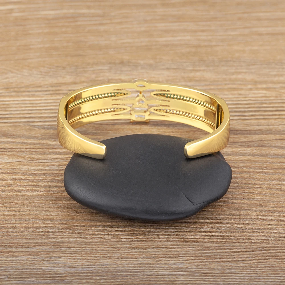 AIBEF Новая мода красочный циркон женский браслет трехслойный дизайн регулируемое