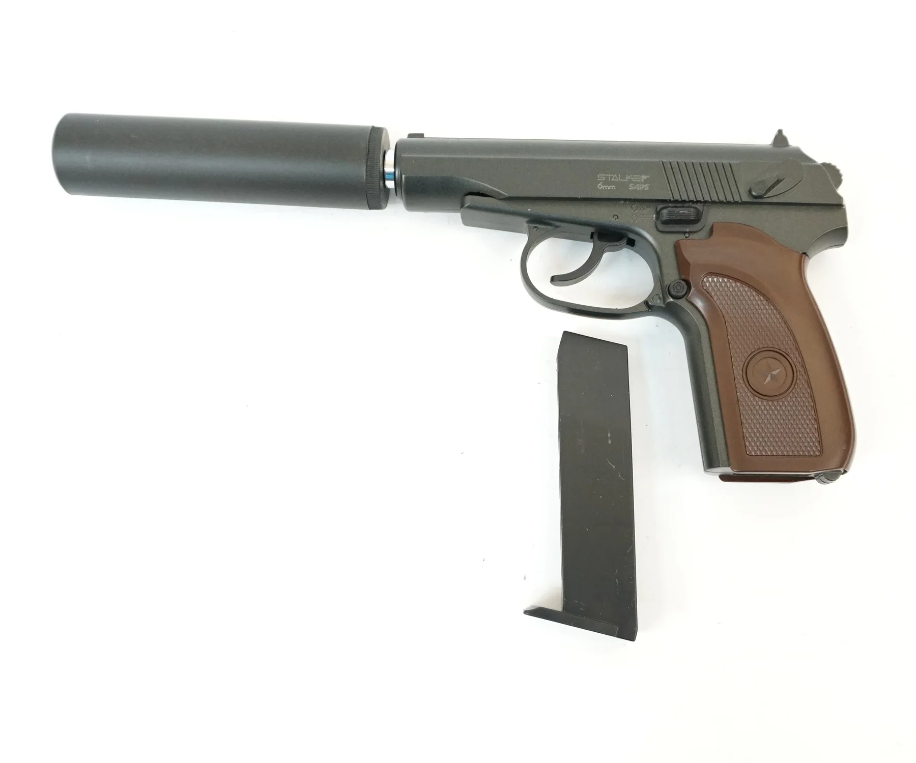Пистолет спринговый Stalker SAPS Spring (аналог ПМ) | AliExpress