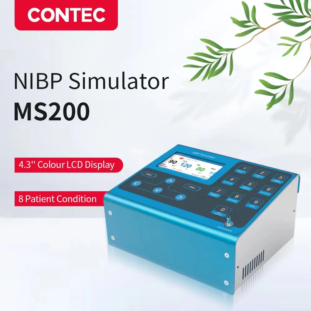 Фото CONTEC MS200 NIBP симулятор неинвазивного кровяного давления моделирование цвет LCD, новый №1