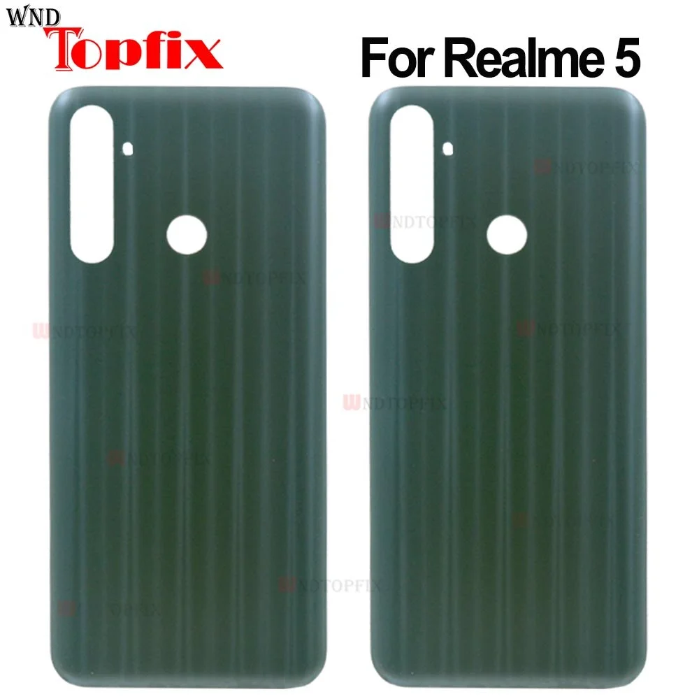 

6,5 "для Oppo Realme 5 задняя крышка чехол для батареи для Realme 5 сменная крышка аккумулятора