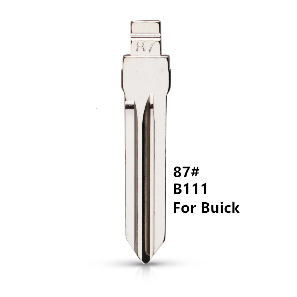 

10Pcs/Lot #87 Metal Blank KD Blade B111 For Buick LaCrosse Remote Blade For KD VVDI Flip Remote NO.87 Blade Locksmith Tool