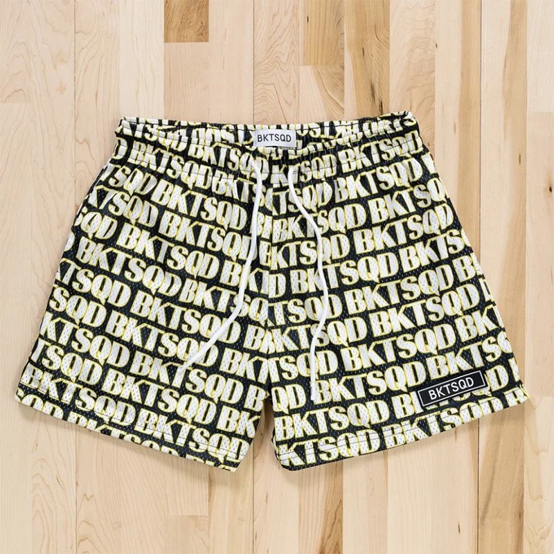 Летние спортивные модные шорты bucketteam с принтом для мужчин и женщин пляжные
