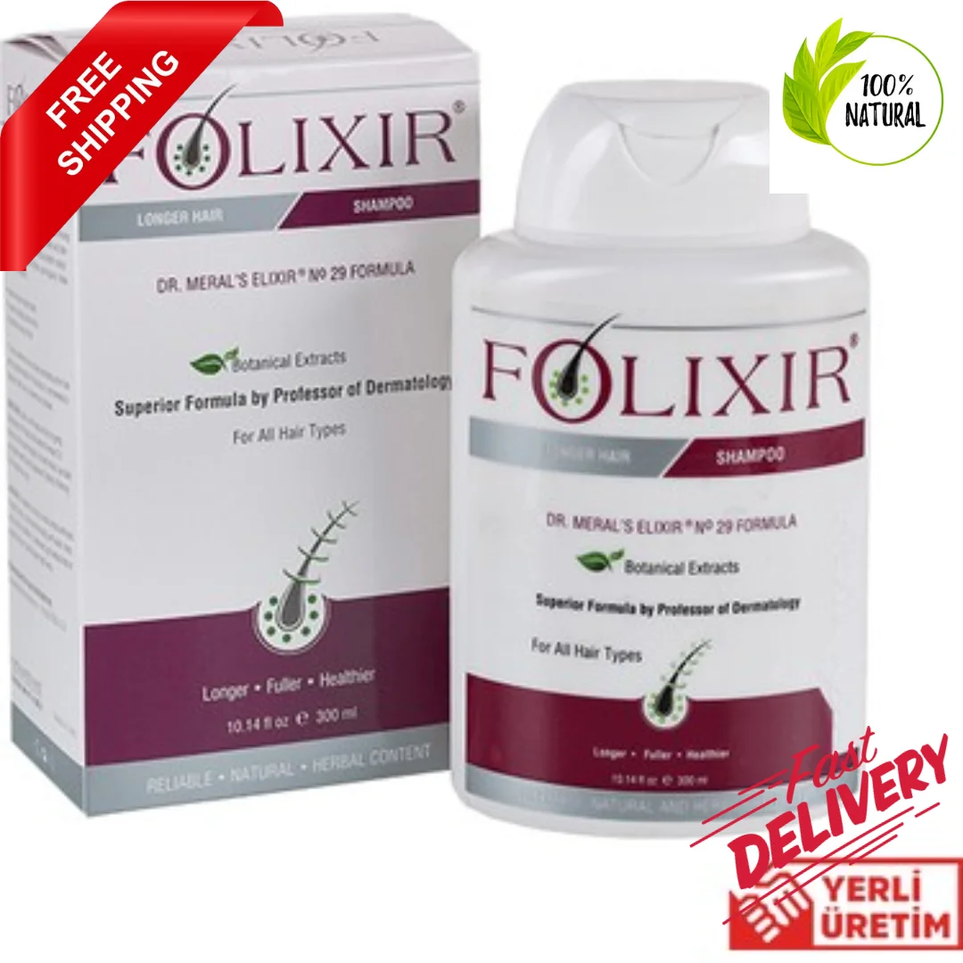 

NATURALIS - Folixir Saç Extender and Strengthening Shampoo 300 ml, healthy and Fuller Looking Hair-Fast and Free Shipping