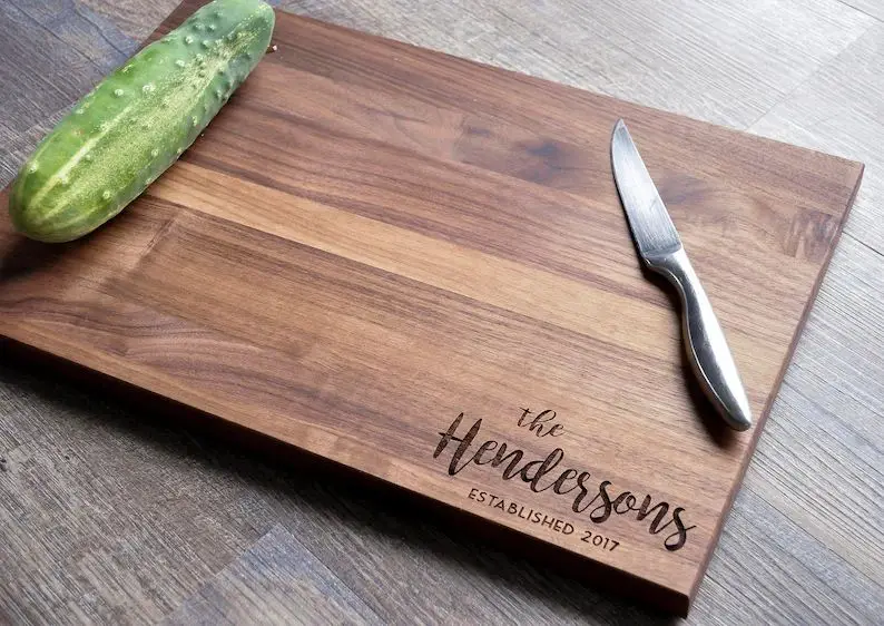 

Personalized Cutting Board - Engraved Cutting Board, Custom Cutting Board, Wedding Gift, Housewarming Gift, Anniversary Gift, En