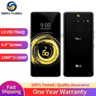 Оригинальный разблокированный мобильный телефон LG V50 ThinQ V450PMV500N 5G 6,4 дюйма NFC 6 ГБ + 128 ГБ Восьмиядерный процессор двойная фронтальная 3 тыловая камера