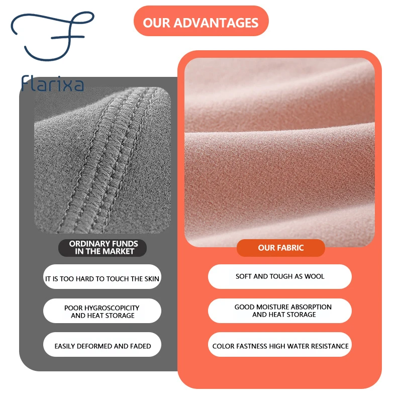 Flarixa Seamless Couple Thermal Underwear Set Women Clothing Winter Thermal Man Thermo Lingerie Warm Suit Tights Long Johns