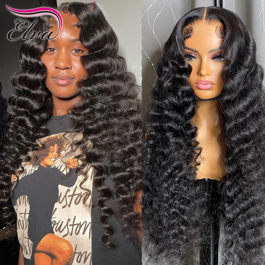 Парики из человеческих волос на сетке спереди 13x6 HD парик с глубокой кружевной