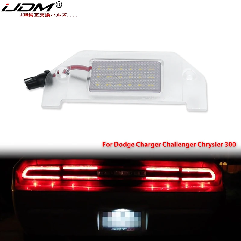 

18-SMD Светодиодные Фонари Номерного Знака 6000K Ксеноновые Белые Для Dodge Charger Challenger Chrysler 300 Без Ошибок T10 Ра...