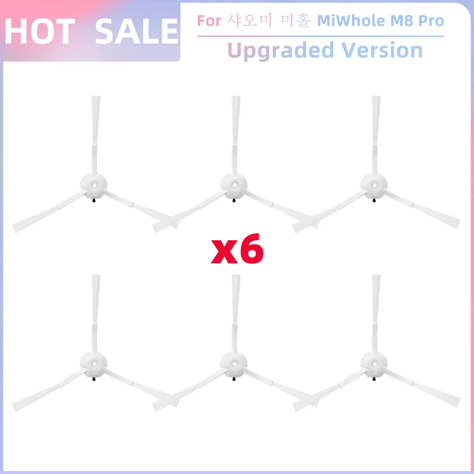

Для 샤오미 미홀 MiWhole M8 Pro/Wiami FX-11 Plus Аксессуары Запчасти Вакуумный ролик Боковая щетка Фильтр Швабра Тканевый мешок для пыли