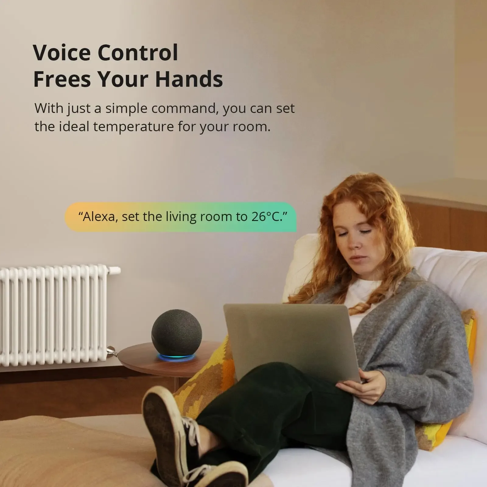 Термостатический клапан радиатора SONOFF Zigbee TRVZB умное управление защита от мороза