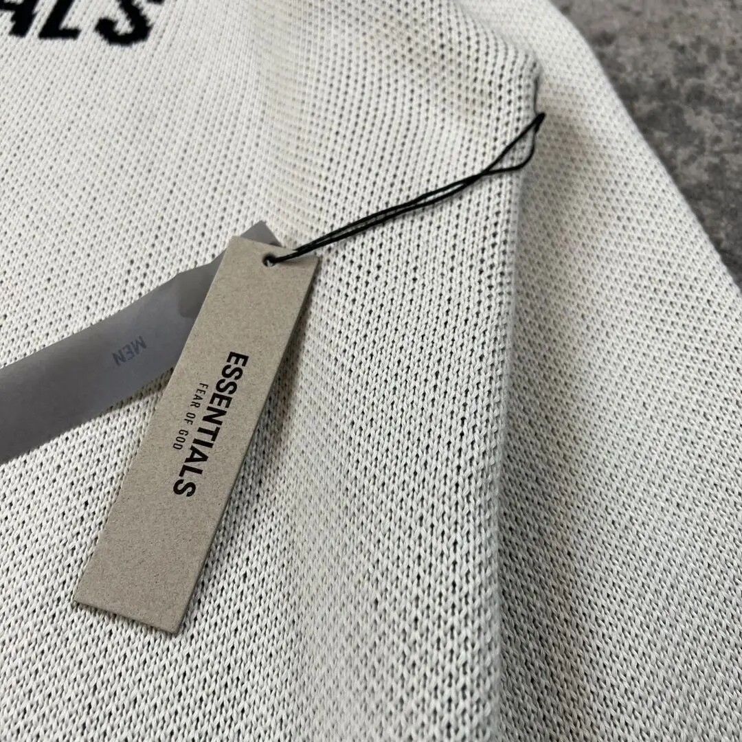 свитер ESSENTIALS трикотажный джемпер для пар с круглыми воротничками и узорами