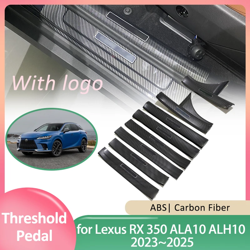 Накладка на порог двери для Lexus RX 350 ALA10 ALH10 2023 ~ 2025 накладки приветственной педали