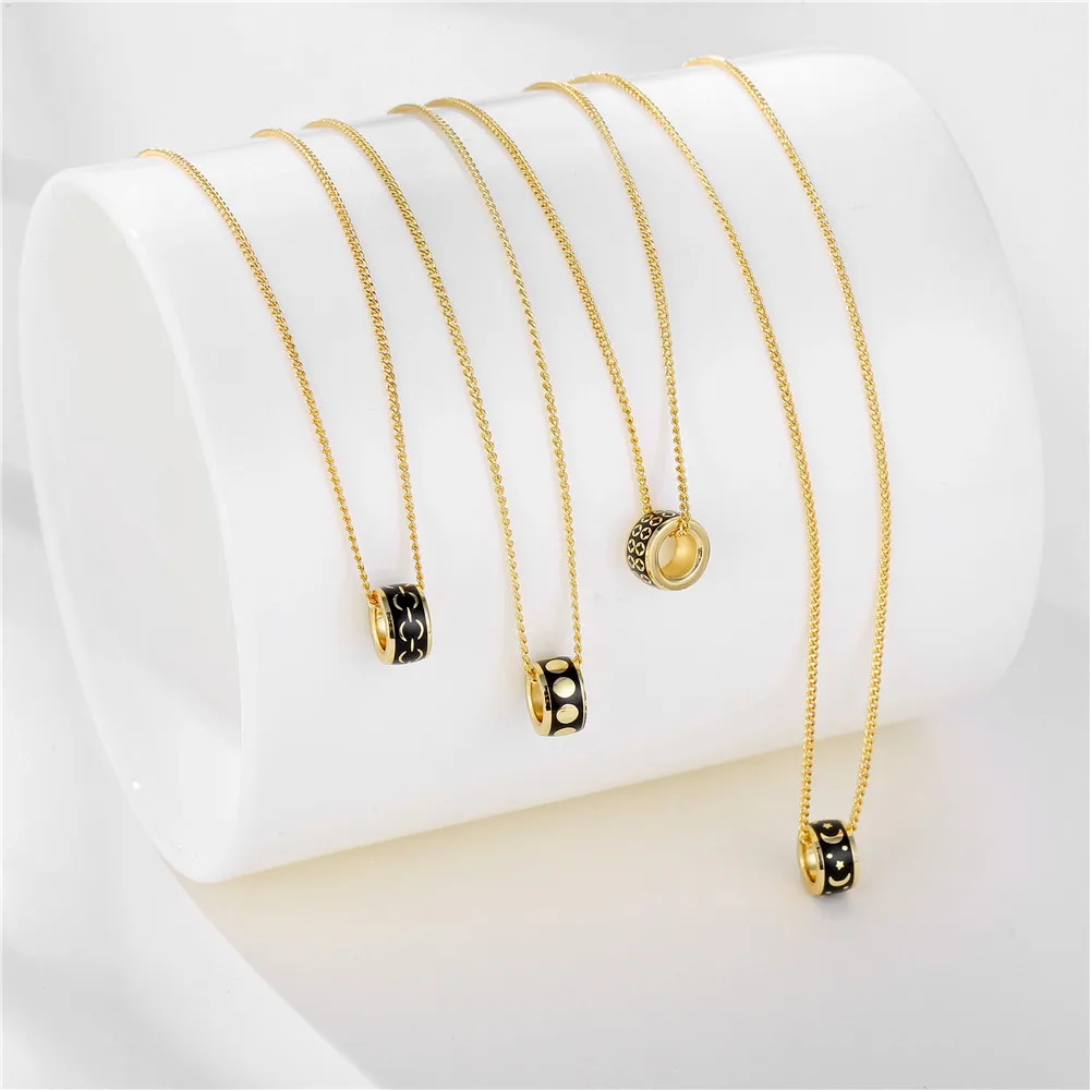 HUAMI 2022 летняя новая мода корейское Ретро круглое ожерелье индивидуальный тренд