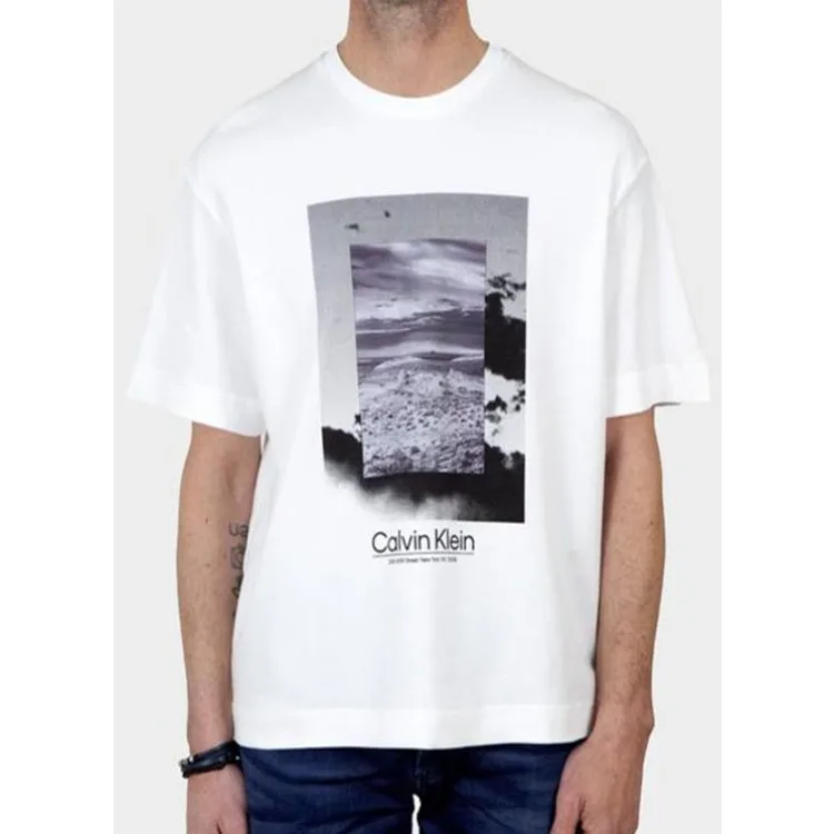 Calvin Klein Белая мужская футболка