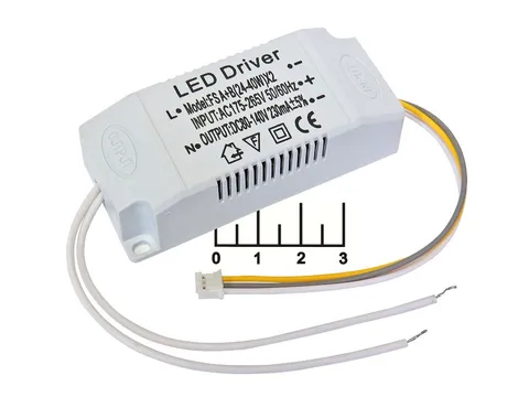Драйвер светодиода 230mA/80-140VDC 175-265VAC (24-40)*2W FSA+B