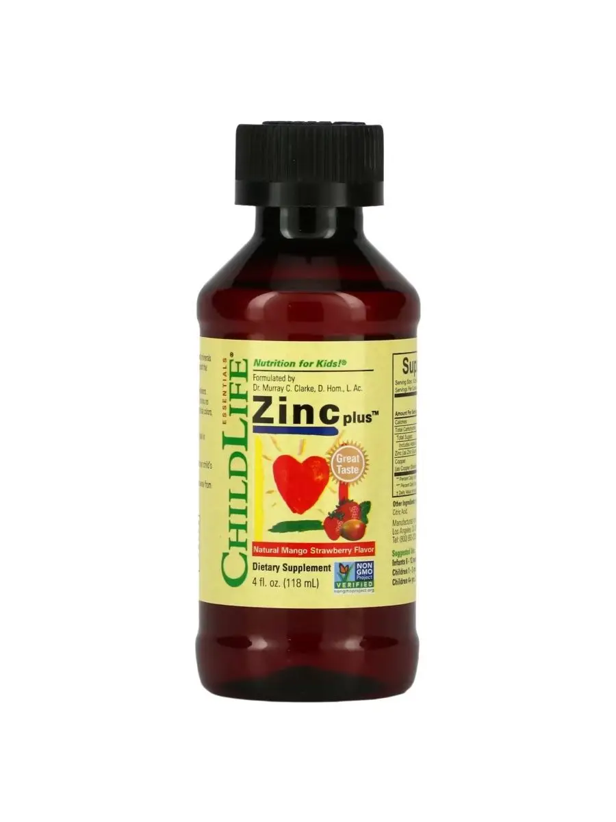 Рисунок 3 - ChildLife Zinc Plus Цинк Плюс 118