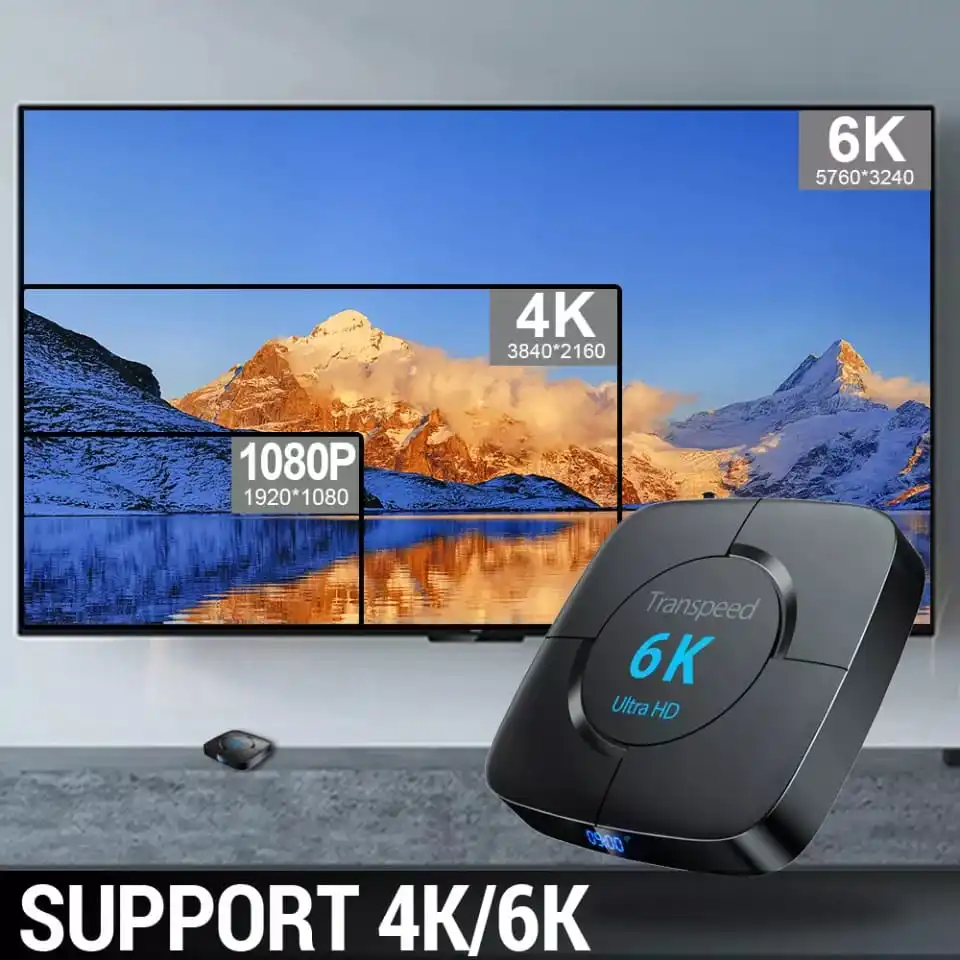 ТВ-приставка на Android голосовой помощник 6K 3D Wi-Fi 2 4/5 8 ГГц 4 Гб ОЗУ 32/64 ГБ ip-ТВ