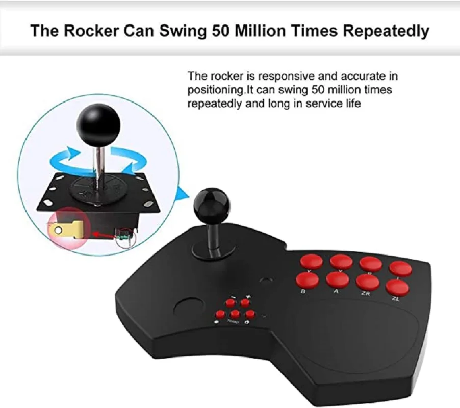 Аркадный джойстик USB Проводная тренировочная палка игровая консоль Rocker для ПК/PS3