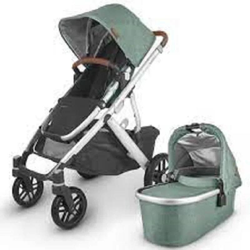 

NEW PROMO UPPAbaby VISTAS V2 Stroller Emmett Green Melange Hot