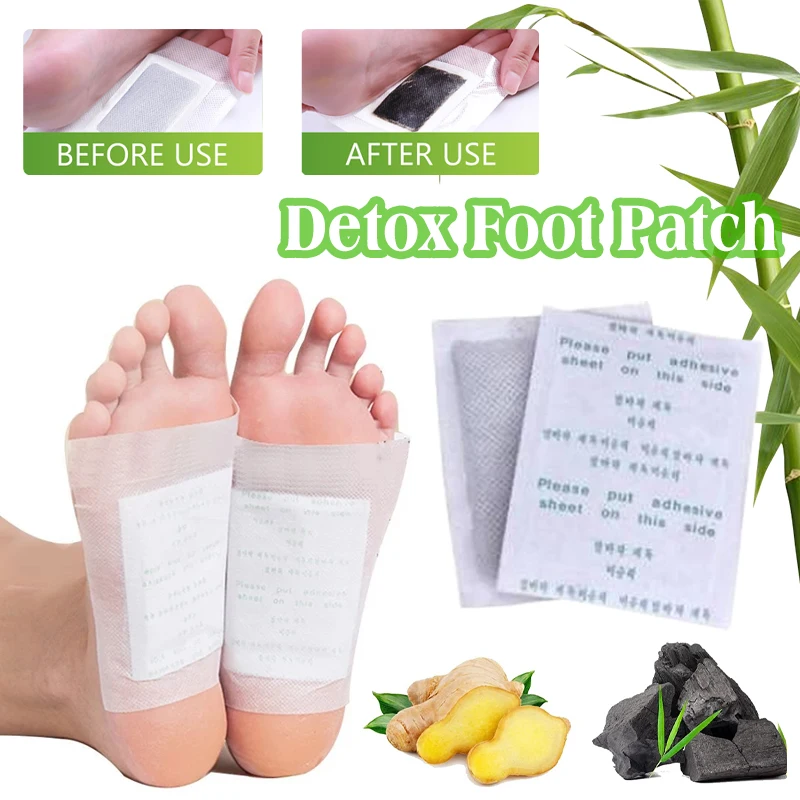 

100/200/300pcs Detox Foot Pads Organic Herbal Cleansing Patches Dispel Dampness Herbal For Body Toxins Improve Sleep Body Health