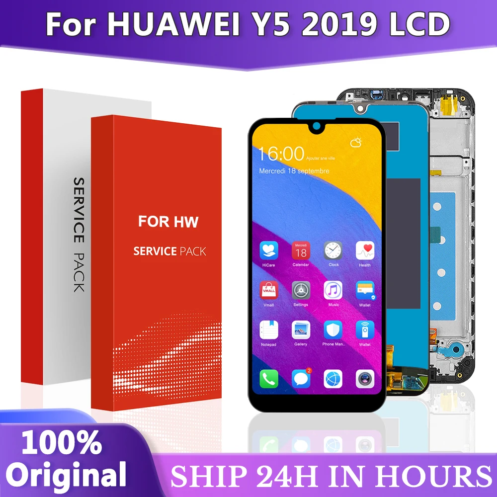 Оригинальный ЖК-дисплей 5,71 дюйма для Huawei Y5 2019 с рамкой для Honor 8S, зеркальная фотография, цифровой преобразователь сенсорного экрана Оригинальный ЖК-дисплей 5,71 дюйма для Huawei Y5 2019 с рамкой для Honor 8S, зеркальная фотография, цифровой преобразователь сенсорного экрана