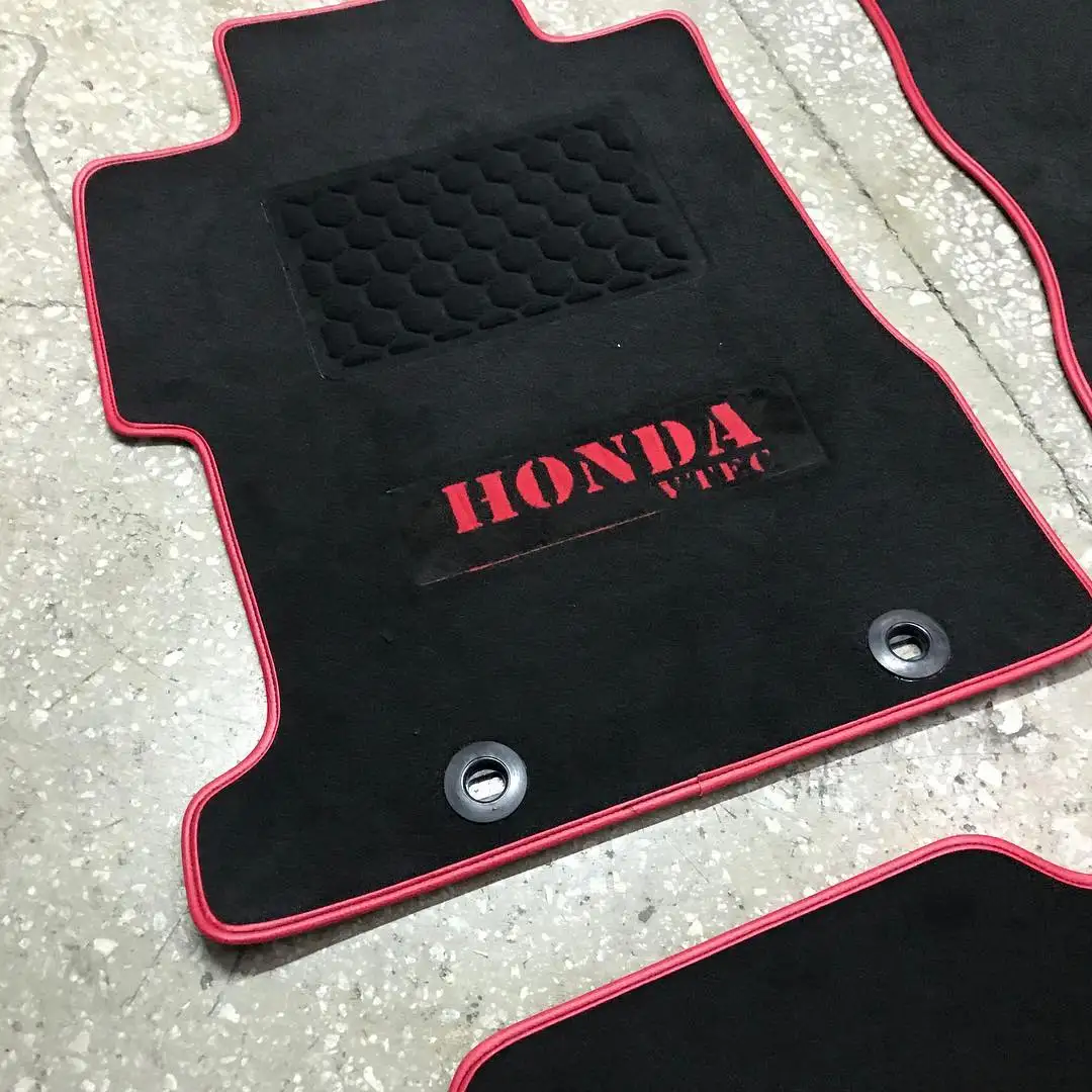 

4 шт. Роскошные автомобильные коврики для Honda освещенности, города, Civic,CR-V, Jaaz,S2000, HR-V, preвстроенная, фрейма