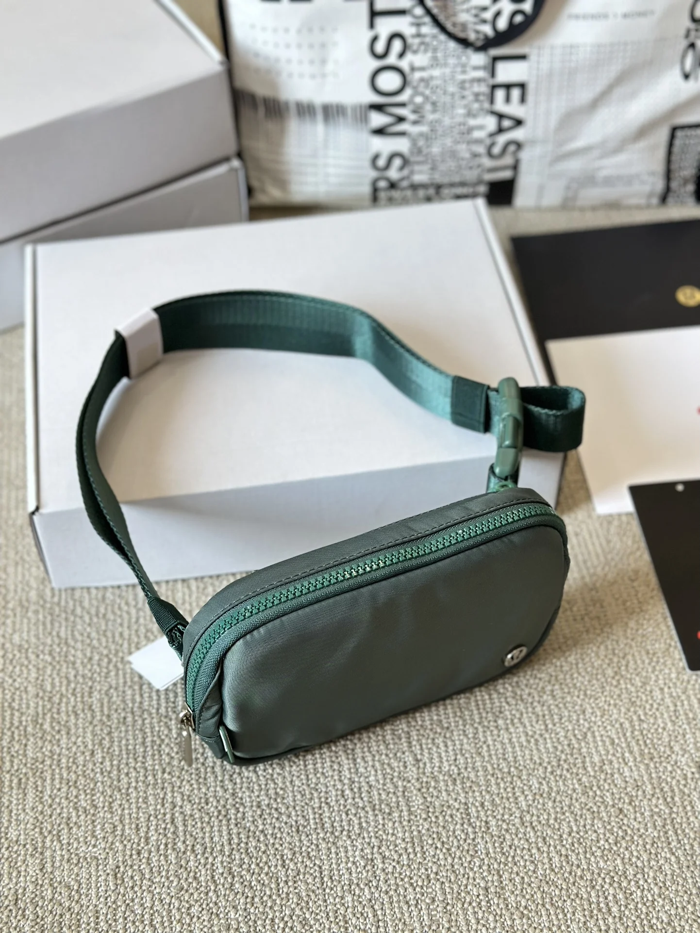 Lululemon Totes Cope 1: 1 2024 Новая Женская Сумочка КошелеК Плечо Курьер Мода Посыльный Пакет