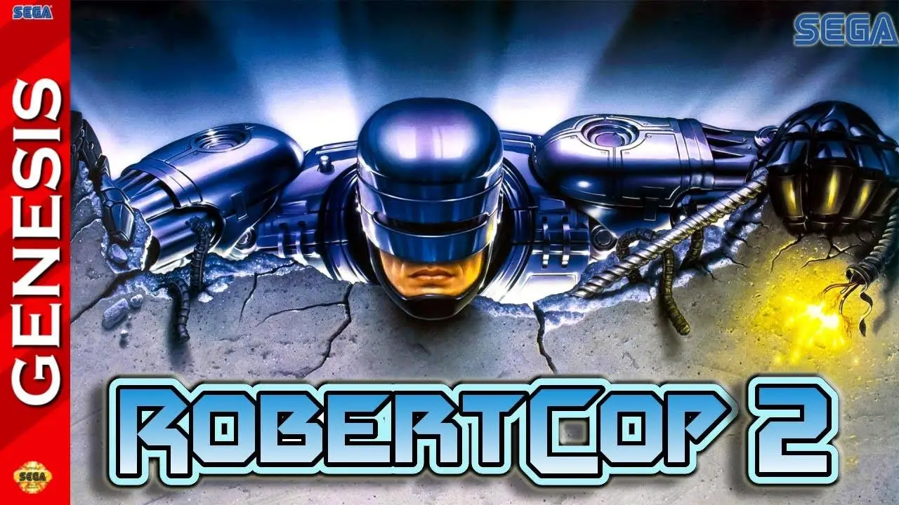 SEGA Mega Drive - Robert Cop 2 Full Edition (Longplay) Game Card 16bit