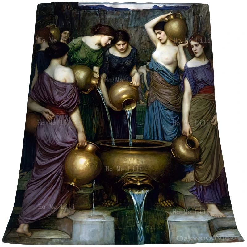 

Circe Invidiosa Enchantress And Minor Greek Goddess Mythology The Danaides Medieval Renaissance Flannel Blanket By Ho Me Lili