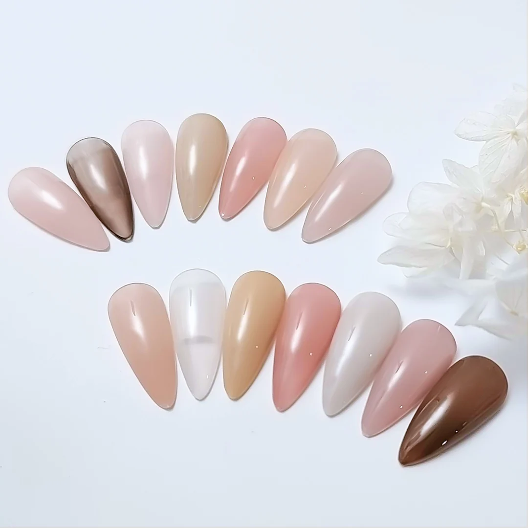 Набор гель-лаков VENALISA для ногтей 15 мл полупрозрачный Камуфляжный Французский