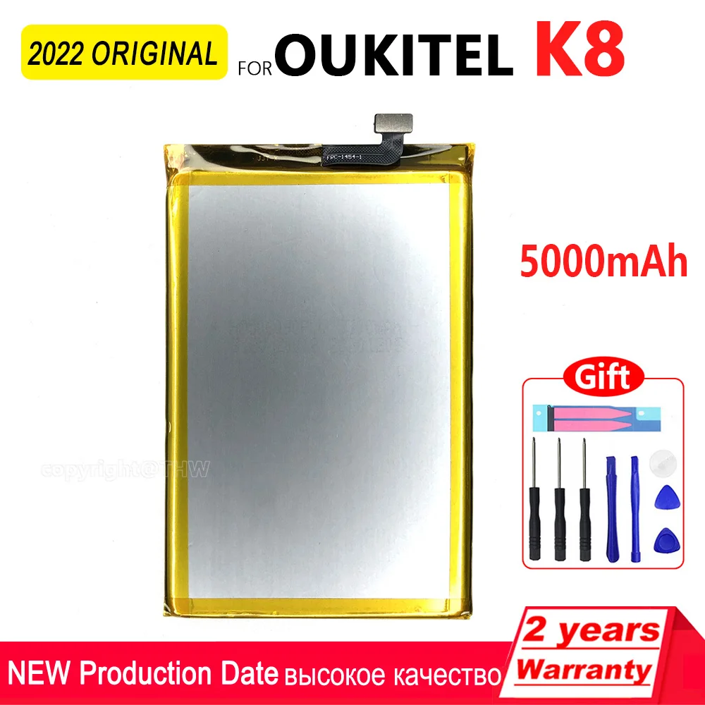 Оригинальный аккумулятор для OUKITEL K8 5000 мАч высокое качество длительное время