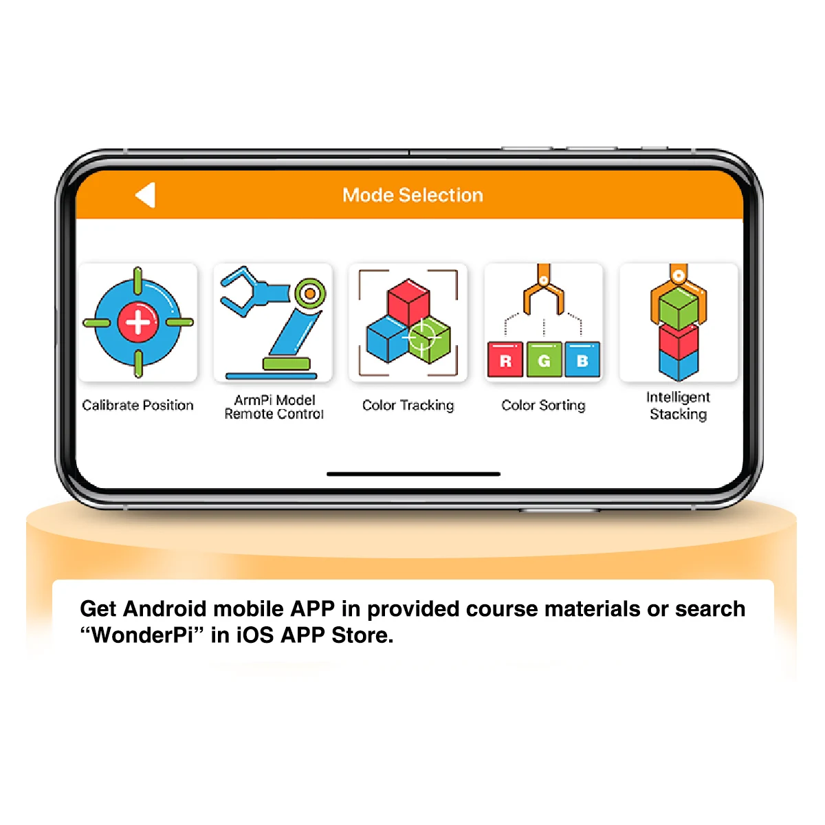 Hiwonder ArmPi Raspberry Pi 4B AI Vision Robotic Arm Python Program с HD-камерой