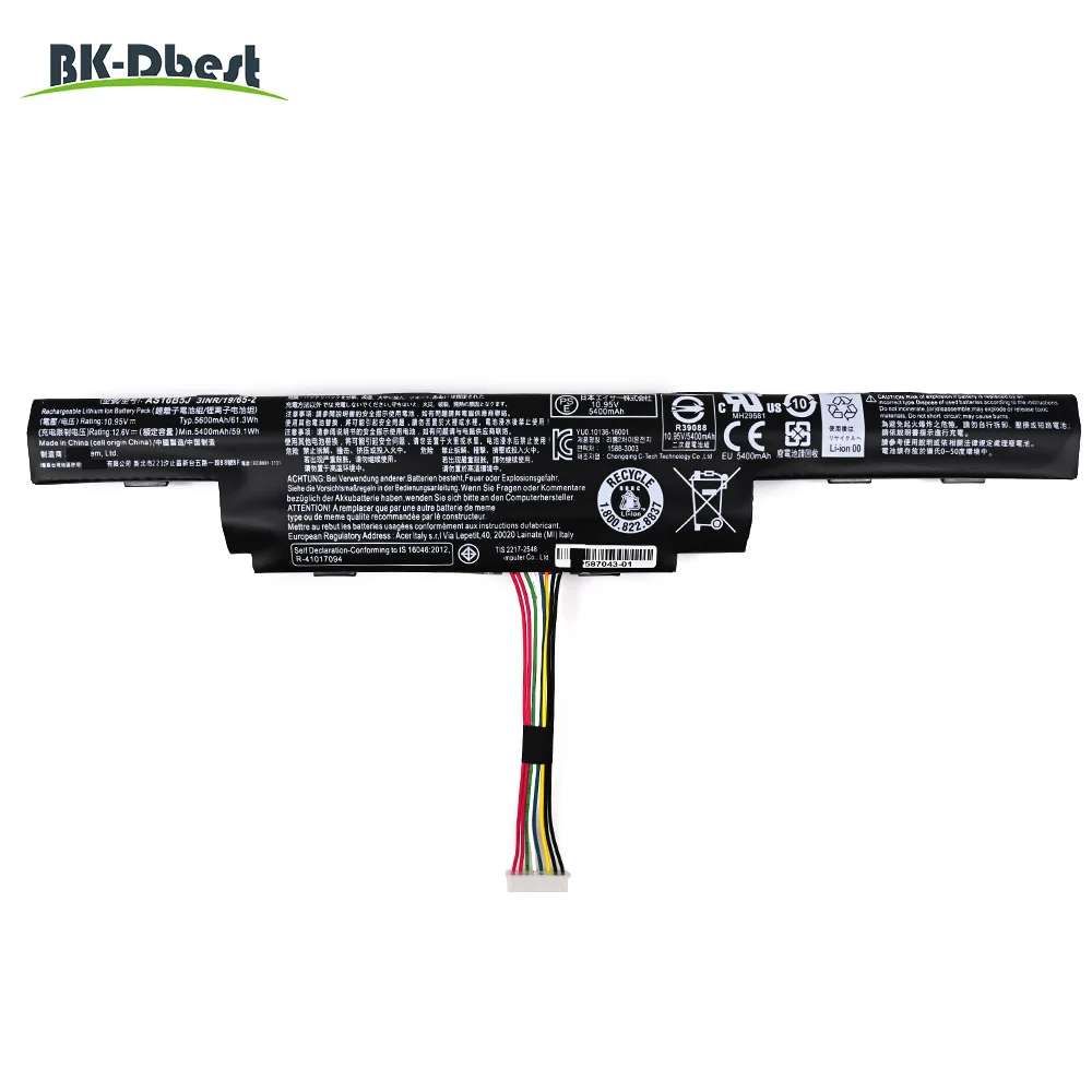 BK-Dbest Прямая поставка с фабрики AS16B5J AS16B8J Аккумулятор для ноутбука ACER ASPIRE E15 E5 F15 F5