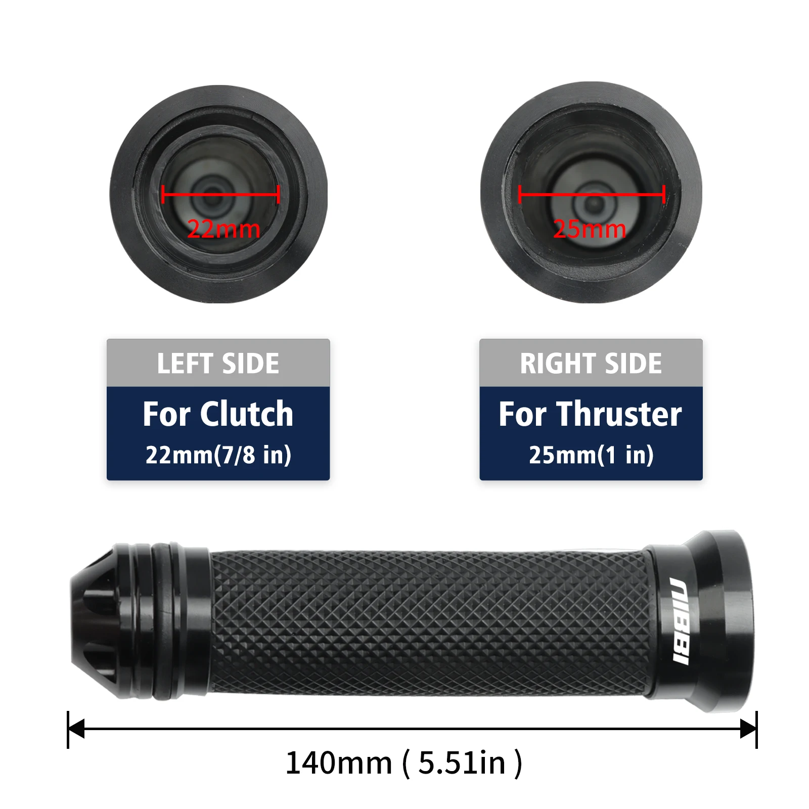 Ручки для мотоцикла niоранжевый с ЧПУ 180 см двигателя GY6