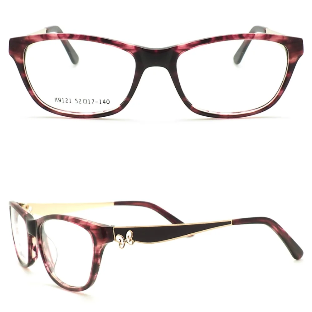 

Women Cat Eye Eyeglasses Frames Female Optical Glasses Frames Butterfly Eyewear Prescription Spectacles Retro Modern Red Eyewear