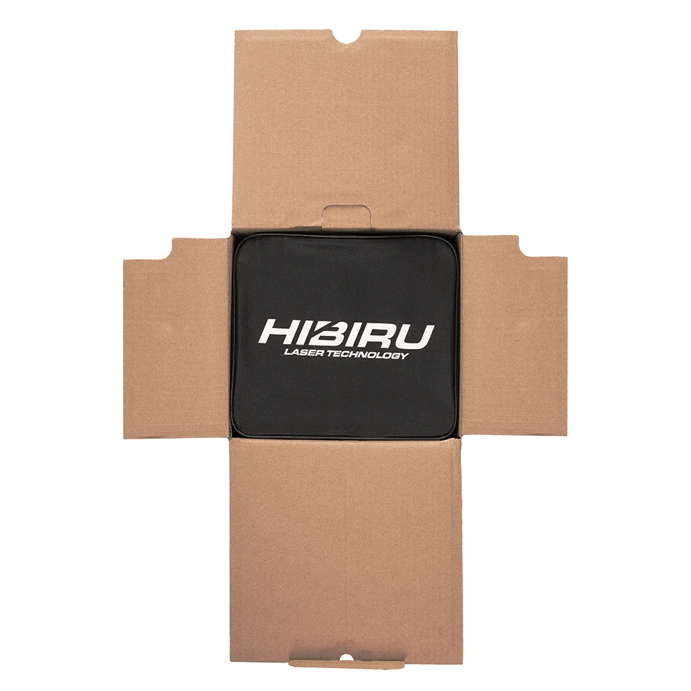 Лазерный уровень Hibiru 4D Q-Basic 201 16 зеленых лучей два аккумулятора. Откалиброван