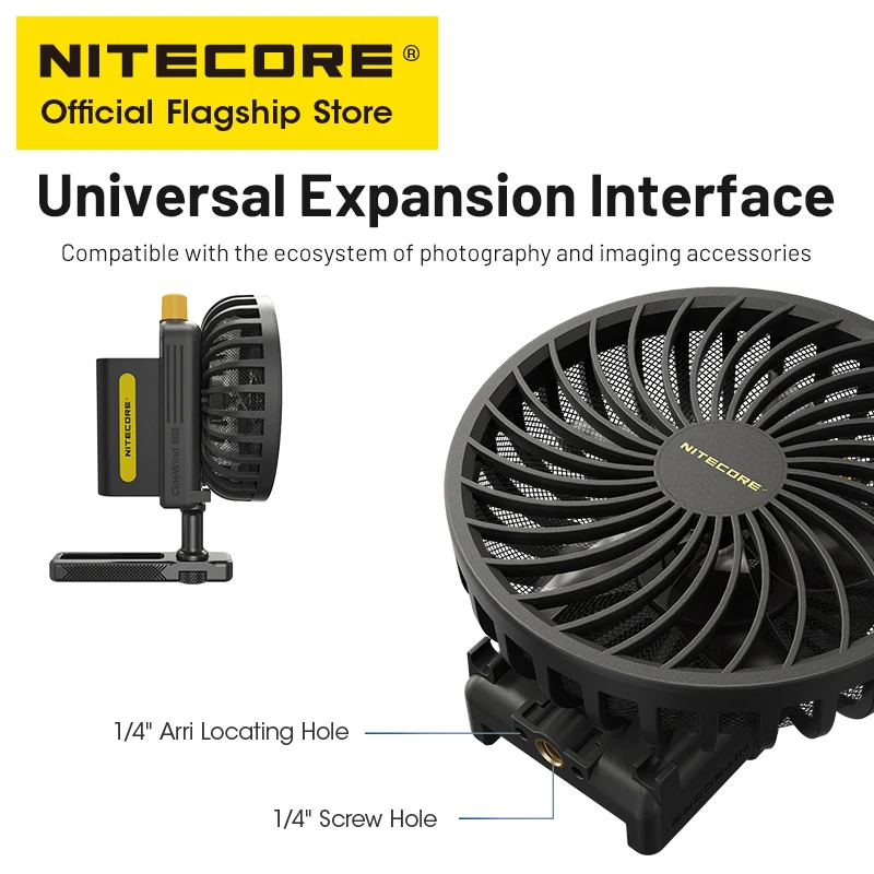 NITECORE CW10 Электрический вентилятор Мини-портативный для фотосъемки Беспроводной