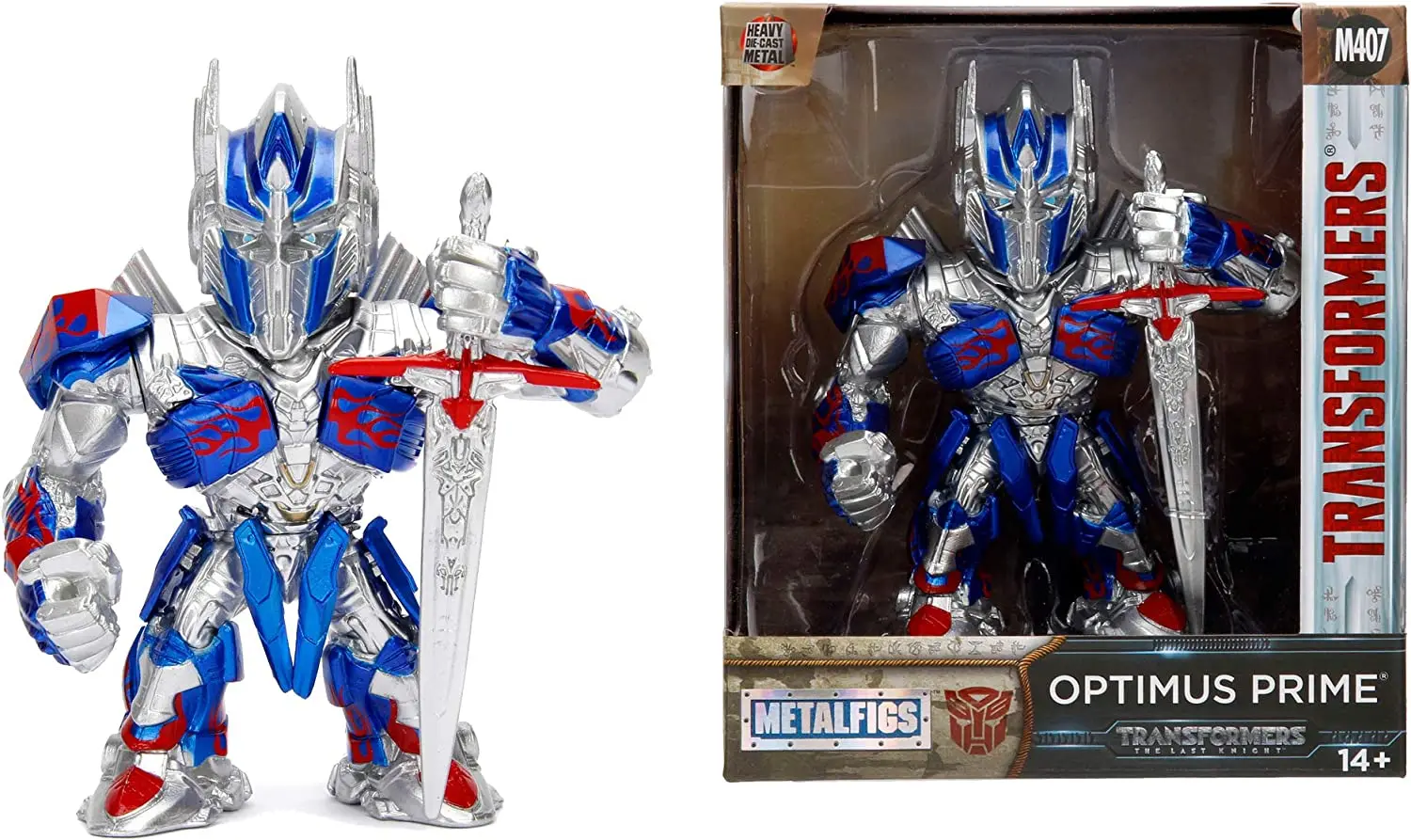 

Transformers The Last Knight 4" Optimus Prime Die-Cast Collectible Figure, Toys for Kids and Adults