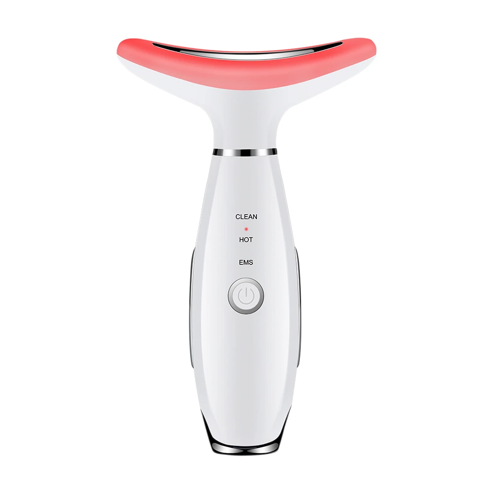 

Neck Beauty Device 3 Colors LED Photon Therapy skin care&EMS lifting neck face Skin Tighten Anti Wrinkle face massager