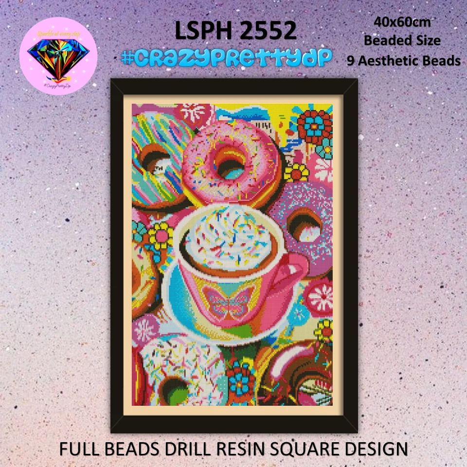Сумасшедшая 수 5дп алмазная живопись LSPH 2552 КВАДРАТНАЯ Смола Популярный декор со