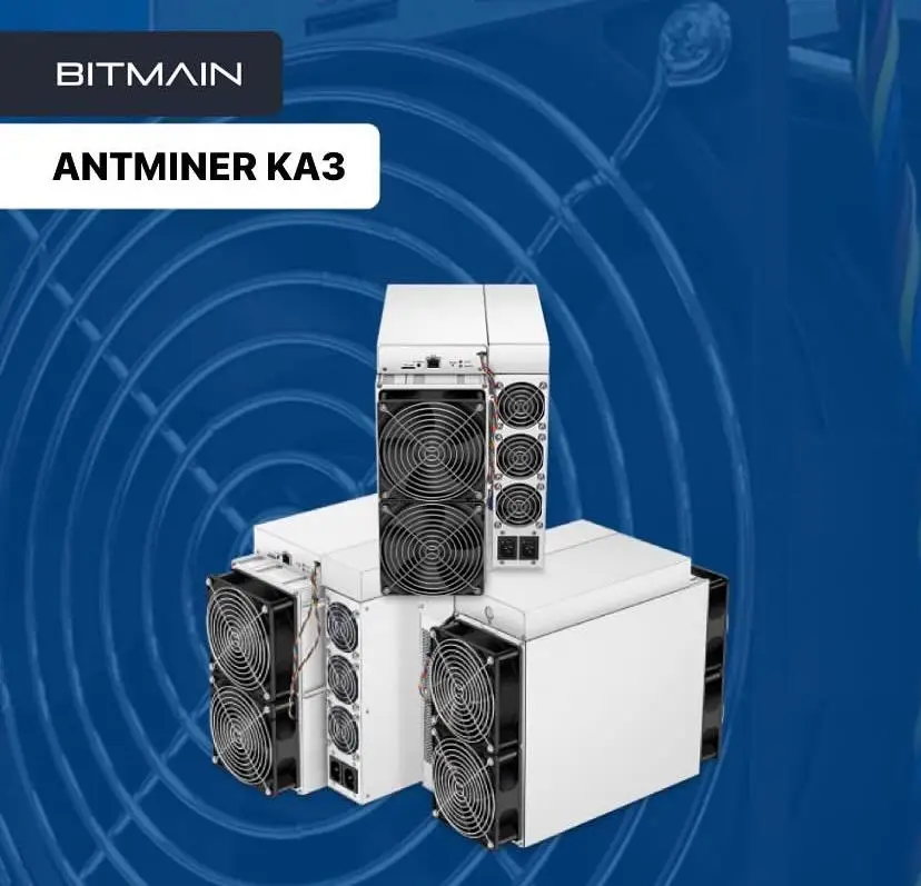 

New Antminer KA3 166T 3154W Kadena KDA Miner