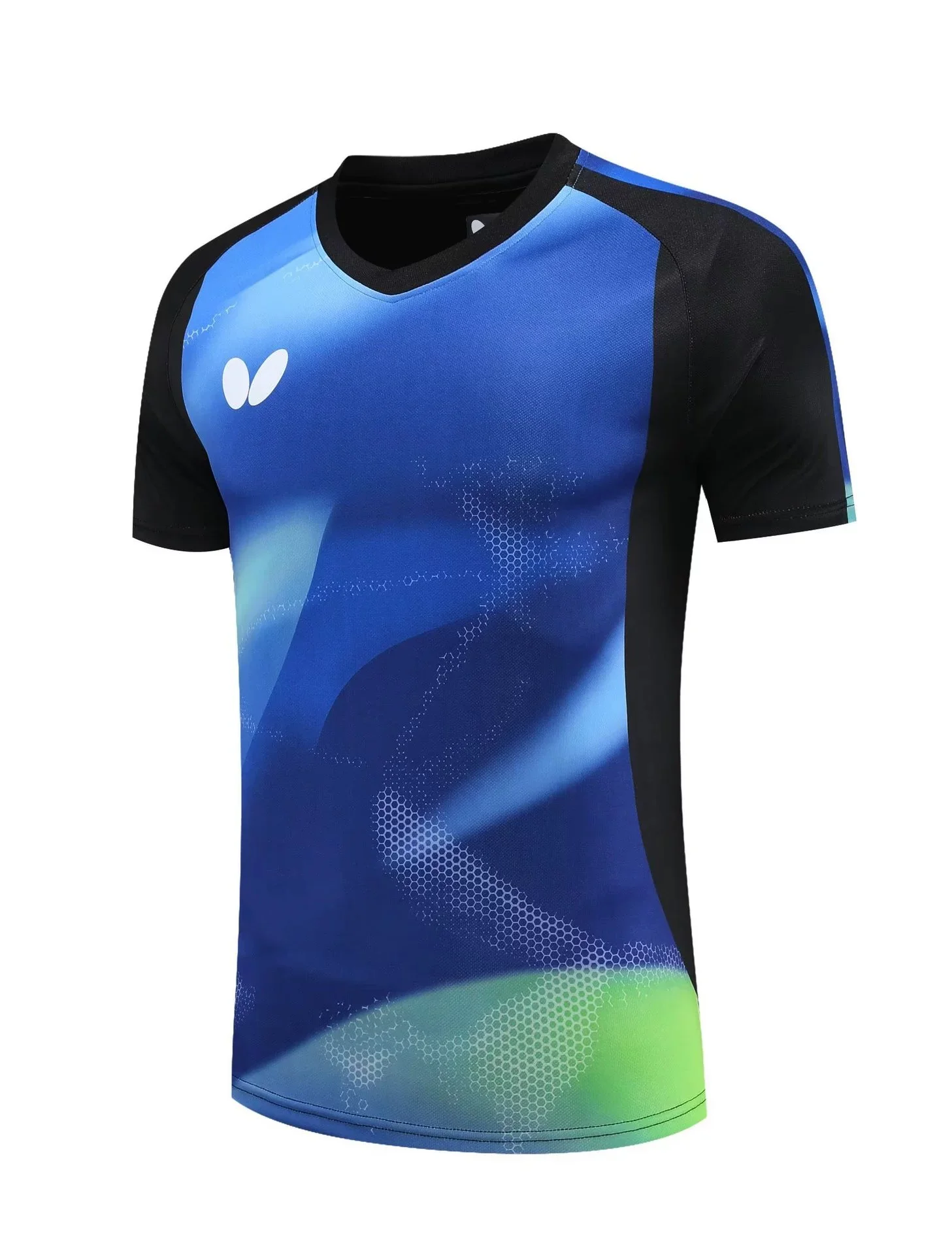 Table Tennis Badminton SeriesHarajuku New Popular Men's And Women's Sports Casual Short Sleeve Round Neck T-shirts