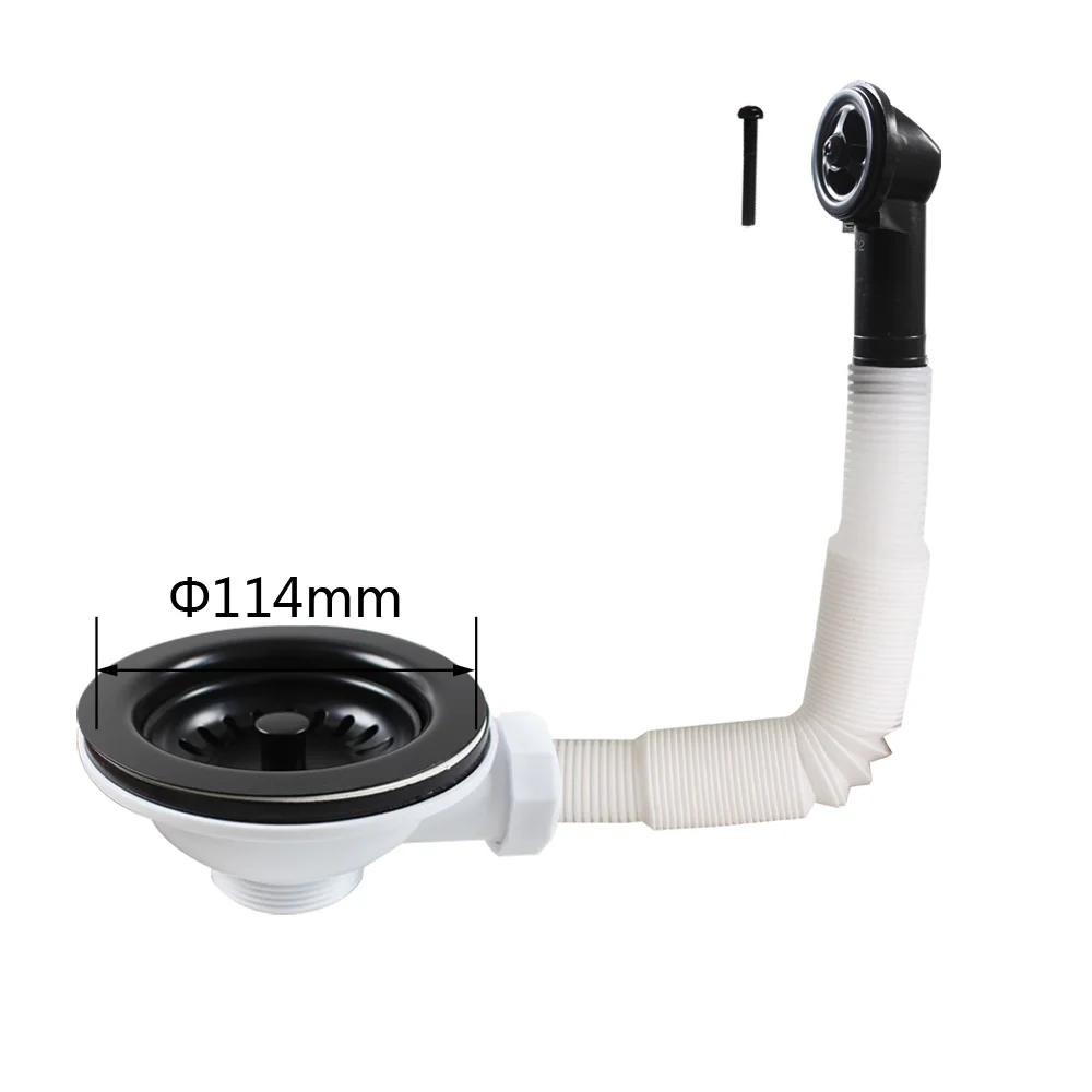 

Фильтр Talea 114 мм для кухонной мойки SUS304, матовый черный, из нержавеющей стали xk186c063