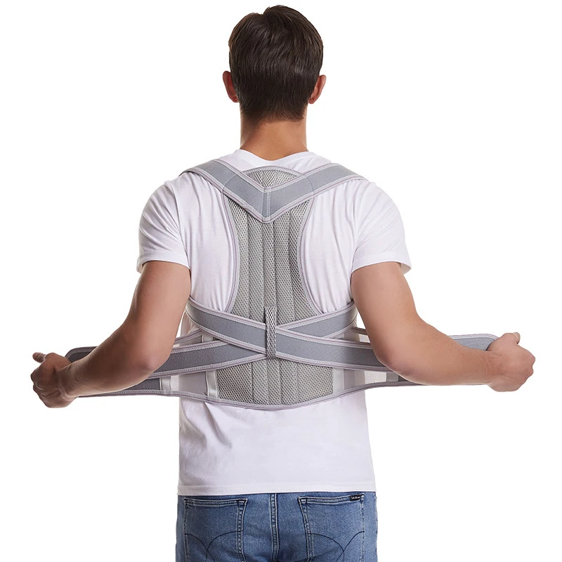 Burvogue Adjustable Posture Corrector Back Support Corset Belt Humpback Correction Shaper Waist Trainer Belts for Women Men