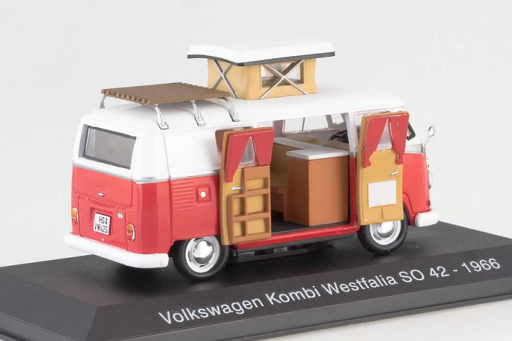 VW VOLKSWAGEN KOMBI WESTFALIA SO 42 1966 RED/WHITE