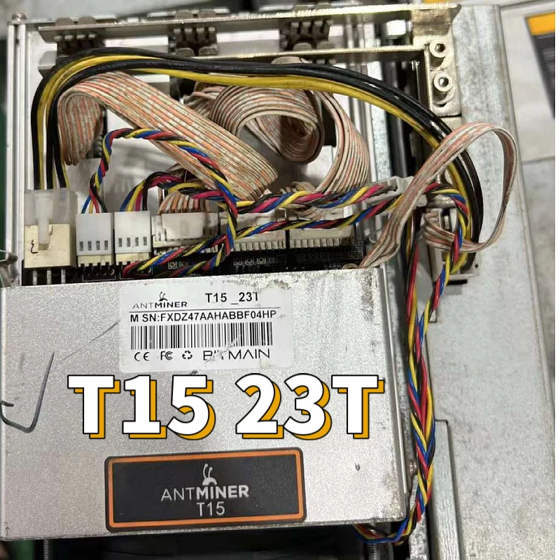 Б/у Майнер Asic Antminer T15 23T Биткойн для криптовалюты по хорошей цене дешевле чем S19 T17